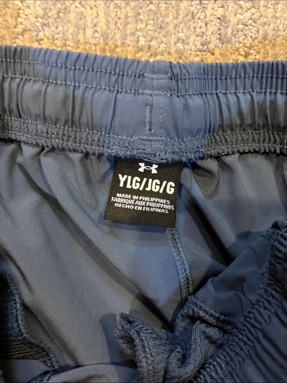 Nike & Under Armor Black and blue Kids Joggers - Picture 4 of 6